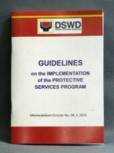 Department of Social Welfare & Development Manual