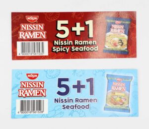 Universal Robina Corporation Nissin Ramen 5+1 Insert Cards #vjgraphicsprinting #offsetprinting #growthroughprint #inserts #posters — with Nissin Cup Noodles, Nissin Universal Robina Corporation and Nissin Yakisoba