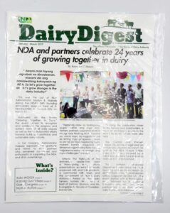 National Dairy Authority Dairy Digest Newsletter #vjgraphicsprinting #offsetprinting #newsletter #growthroughprint — with National Dairy Authority