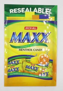 URC Jack'nJill Maxx Menthol Candy Trade Brochure #vjgraphicsprinting #growthroughprint #offsetprinting #tradebrochure #saleskit — with Jack ‘n Jill Treats and Maxx