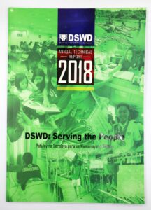 DSWD Annual Technical Report 2018 #vjgraphicsprinting #offsetprinting #growthroughprint #technicalreport — with DSWD Swadcap, Department of Social Welfare and Development, DSWD Kalahi-CIDSS, DSWD Field Office Mimaropa, DSWD NCR, DSWD, DSWD Region IV-A and Dswd
