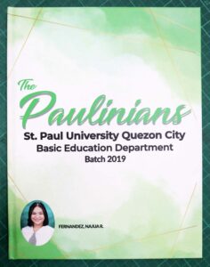 St. Paul University Quezon City The Paulinians Yearbook #vjgraphicsprinting #offsetprinting #growthroughprint #digitalprinting #yearbook — with St. Paul University Quezon City