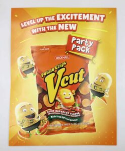 URC Jack 'n Jill VCut Potato Chips Trade Brochure Sales Kit #vjgraphicsprinting #digitalprinting #tradebrochure #saleskit #growthroughprint — with VCUT and Jack 'n Jill Potato Chips.