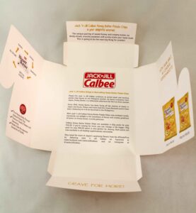 URC Calbee Honey Butter Box #packaging #vjgraphicsprinting #box #offsetprinting#growthroughprint — with Calbee PH and Universal Robina Corporation- Head Office