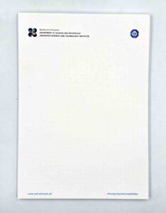 DOST Advanced Science and Technology Institute Notepad #vjgraphicsprinting #growthroughprint #offsetprinting #digitalprinting #notepad — with DOST-Advanced Science and Technology Institute