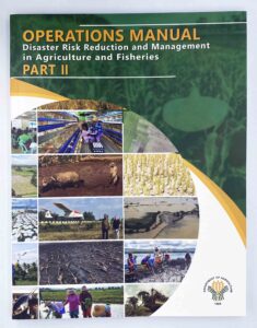 Department of Agriculture Operations Manual Part II Disaster Risk Reduction and Management in Agriculture and Fisheries #vjgraphicsprinting #growthroughprint #manual #operationsmanual #offsetprinting #digitalprinting — with Department of Agriculture