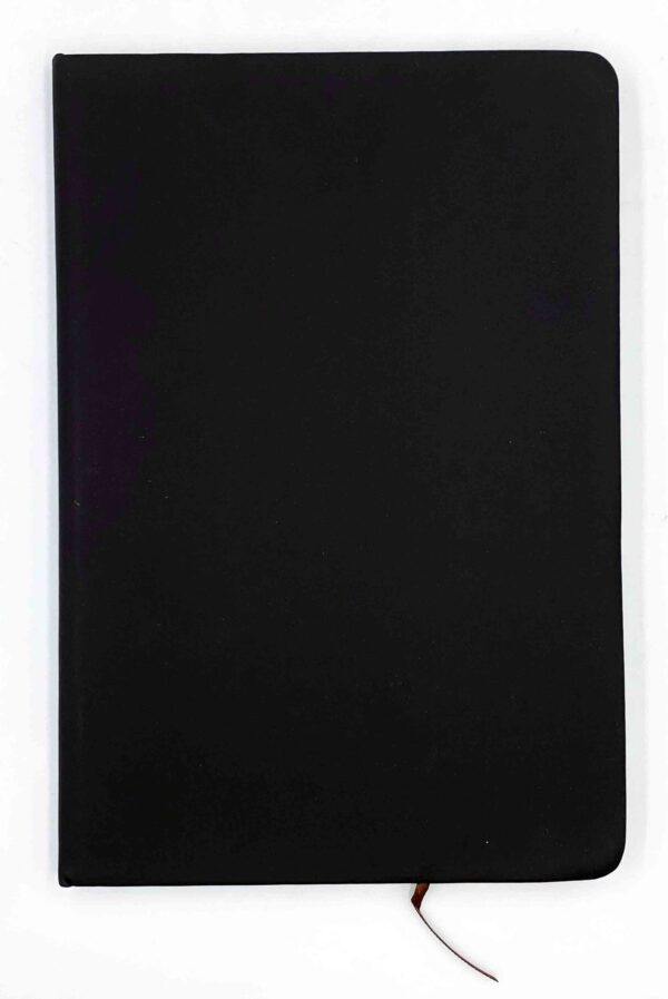 Black A5 PU Leather Covered Notebooks
