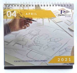 PerkinElmer Desk Calendar #vjgraphicsprinting #growthroughprint #calendar #deskcalendars #offsetprinting #digitalprinting