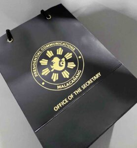 Presidential Communications (Government of the Philippines) PCOO Creatives PCOO Paper Bags #vjgraphicsprinting #growthroughprint #ipublishph #PrintItYourWay #paperbag #offsetprinting #digitalprinting #foilstamping