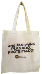 Commission on Population Canvas Tote Bag #vjgraphicsprinting #growthroughprint #ipublishph #PrintItYourWay #canvasbag #sublimationprinting #sublimationprint