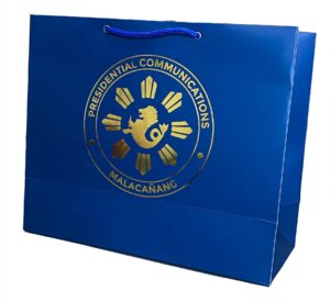 Presidential Communications (Government of the Philippines) PCOO Paper Bag #vjgraphicsprinting #growthroughprint #ipublishph #PrintItYourWay #paperbags #offsetprinting #digitalprinting
