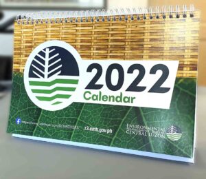 EMB Central Luzon Region Environmental Management Bureau Desk Calendar #vjgraphicsprinting #growthroughprint #ipublishph #PrintItYourWay #offsetprinting #digitalprinting #deskcalendar #deskcalendar2022