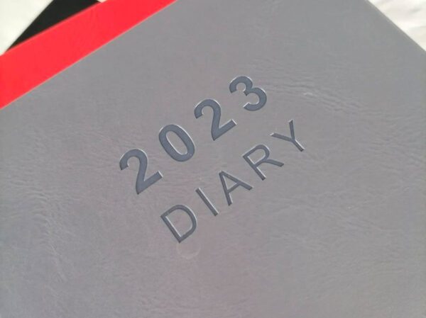 Premade Daily Planner 03. A5 Hardbound Planner Moleskin Cover - Image 3