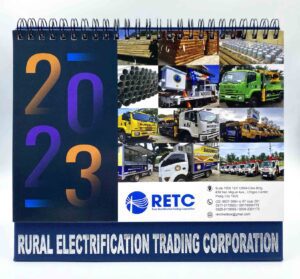 Rural Electrification Trading Corporation Desk Calendar #vjgraphicsprinting #growthroughprint #ipublishph #PrintItYourWay #offsetprinting #digitalprinting