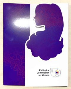 Philippine Commission on Women Folder #vjgraphicsprinting #growthroughprint #offsetprinting #ipublishph #PrintItYourWay #digitalprinting