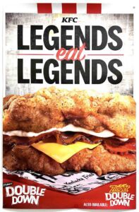 KFC Philippines. Legends Eat Legends Poster #vjgraphicsprinting Helping appetites #growthroughprint #PrintItYourWay #ipublishph #offsetprinting #digitalprinting www.vjgraphicarts.com
