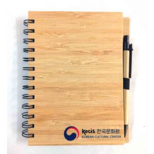 Korean Cultural Center Bamboo Notebook #vjgraphicsprinting #growthroughprint #ipublishph #printityourway #uvprinting www.vjgraphicarts.com