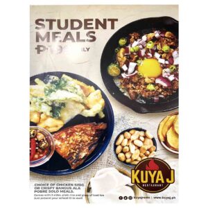 @kuyajresto Kuya J Restaurant Student Meals Poster #vjgraphicsprinting #growthroughprint #ipublishph #PrintItYourWay #offsetprinting #digitalprinting #posters www.vjgraphicarts.com