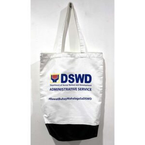 Department of Social Welfare and Development @dswdserves DSWD Tote Bag with Zipper #vjgraphicsprinting #growthroughprint #ipublishph #PrintItYourWay #dtfprinting #totebags www.vjgraphicarts.com