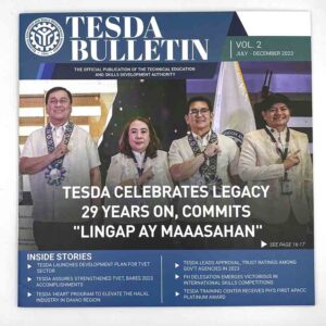 TESDA Bulletin Newsletter #vjgraphicsprinting #growthroughprint #ipublishph #PrintItYourWay #offsetprinting #digitalprinting #newsletter www.vjgraphicarts.com