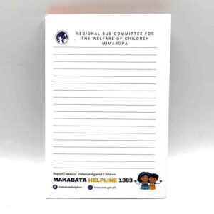 Council for the Welfare of Children Note Pads #vjgraphicsprinting #growthroughprint #ipublishph #PrintItYourWay #offsetprinting #digitalprinting #notepads #corporategiveaways www.vjgraphicarts.com