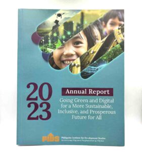 Philippine Institute For Development Studies Philippine Institute for Development Studies 2023 Annual Report #vjgraphicsprinting #growthroughprint #ipublishph #printityourway #offsetprinting #digitalprinting #AnnualReport www.vjgraphicarts.com