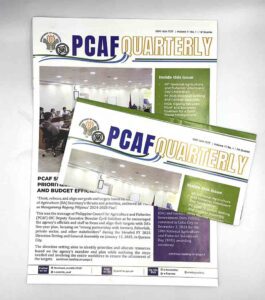 Philippine Council for Agriculture and Fisheries Newsletter #vjgraphicsprinting #growthroughprint #ipublishph #printityourway #newsletter #digitalprinting #publications www.vjgraphicarts.com