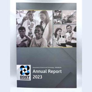 DOST-MIMAROPA 2023 Annual Report @dost4b #vjgraphicsprinting #growthroughprint #ipublishph #PrintItYourWay #annualreport #publications #offsetprinting #digitalprinting www.vjgraphicarts.com