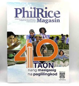 DA-PhilRice Philippine Rice Research Institute PhilRice Magasin #vjgraphicsprinting #growthroughprint #ipublishph #PrintItYourWay #offsetprinting #digitalprinting #magazine #publications www.vjgraphicarts.com