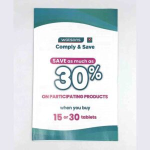@watsonsph Watsons Watsons Comply & Save Flyers #vjgraphicsprinting #growthroughprint #ipublishph #PrintItYourWay #brochures #flyers #marketingcollaterals #offsetprinting #digitalprinting www.vjgraphicarts.com