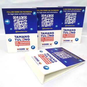 Department of Social Welfare and Development - DSWD DSWD Tent Cards #vjgraphicsprinting #growthroughprint #ipublishph #PrintItYourWay #offsetprinting #digitalprinting #largeformatprinting #sintraboard #sintraboardprinting www.vjgraphicarts.com