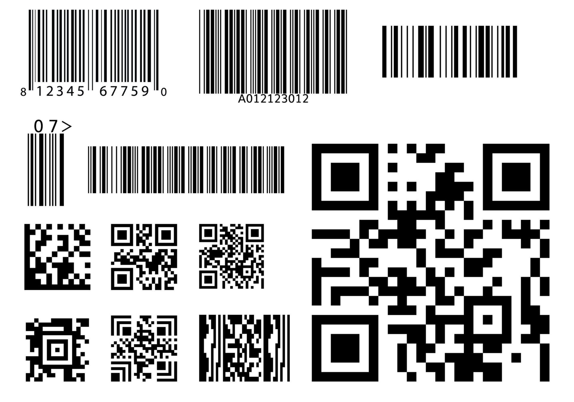 Barcodes QR Codes