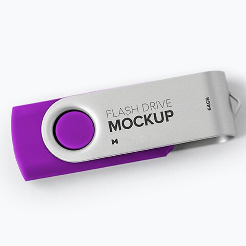 USB Flash Drive Mockup